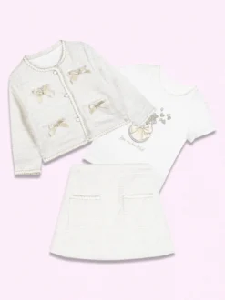 Lollitop Completo elegante da bambina 3 pezzi con gonna