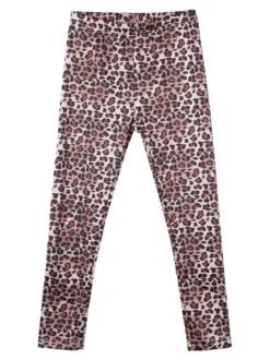Lollitop Completo 2 pezzi da bambina con maglietta e leggings maculati - fuxia