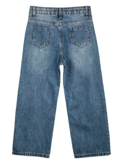 Lollitop Jeans da bambina con perle e strass