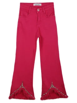 Lollitop Pantaloni da bambina a zampa con pietre