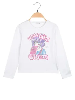 Lollitop T-shirt manica lunga da bambina con stampe
