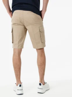 Lonsdale Bermuda cargo da uomo in cotone - khaki