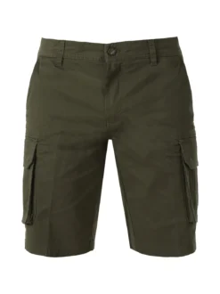 Lonsdale Bermuda cargo da uomo in cotone - militare