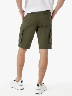 Lonsdale Bermuda cargo da uomo in cotone - militare