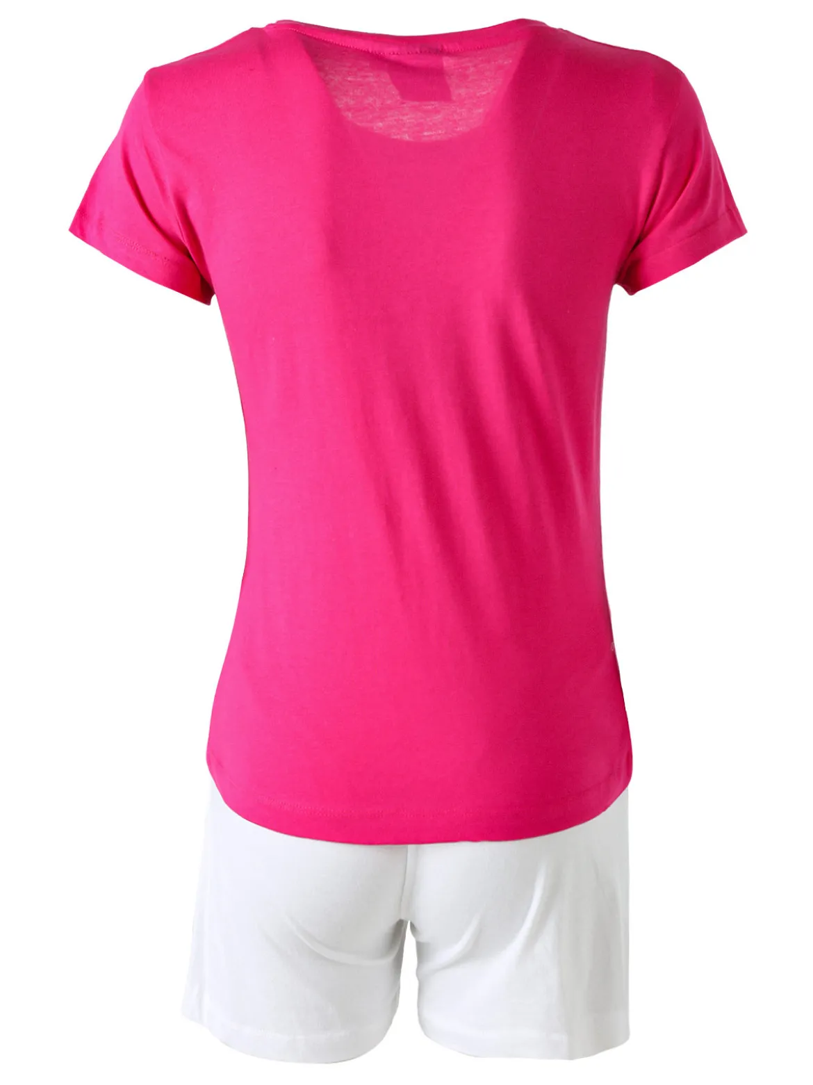 Lonsdale Completo corto da donna in cotone - fucsia