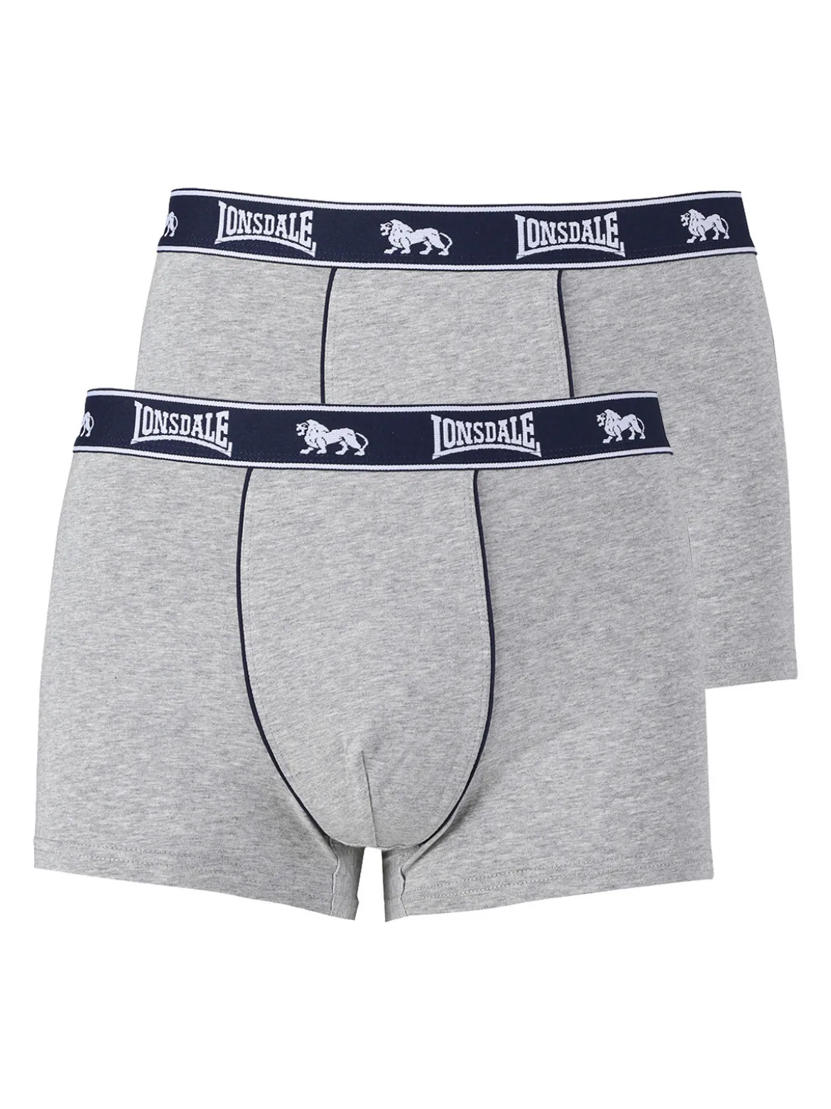 Lonsdale Confezione da 2 boxer da uomo in cotone