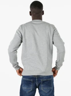Lonsdale Felpa girocollo da uomo con logo - grigio