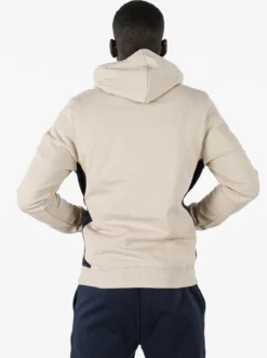 Lonsdale Felpa sportiva da uomo con cappuccio e logo - beige
