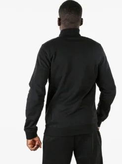 Lonsdale Felpa sportiva da uomo con zip intera - nero