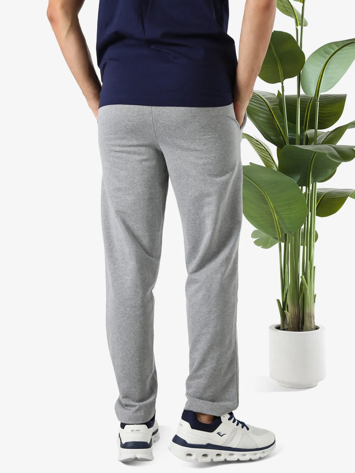 Lonsdale Pantaloni sportivi da uomo con coulisse - grigio