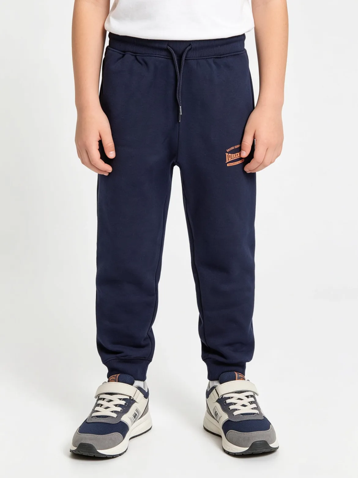 Lonsdale Pantaloni sportivi felpati da bambino con coulisse