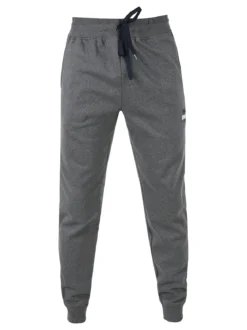 Lonsdale Pantaloni tuta da uomo con coulisse e polsini - grigio