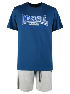 Lonsdale Pigama corto da uomo in cotone