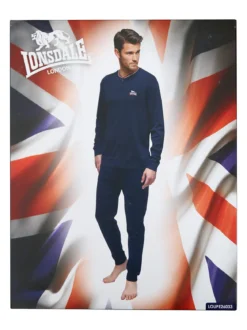 Lonsdale Pigiama da uomo in cotone - avion