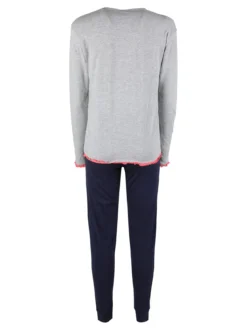 Lonsdale Pigiama lungo da donna in cotone