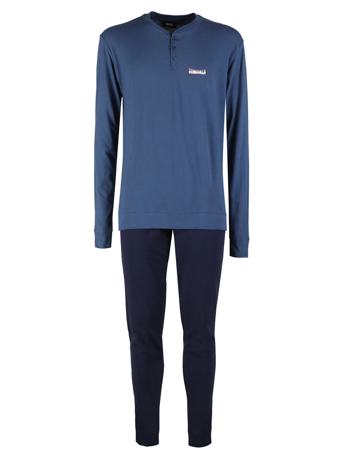 Lonsdale Pigiama lungo da uomo in cotone