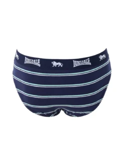 Lonsdale Slip rigati da uomo in cotone - blu scuro