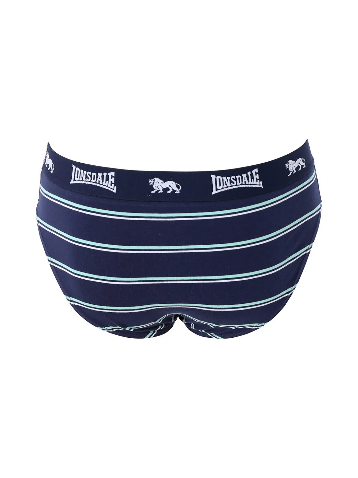 Lonsdale Slip rigati da uomo in cotone - blu scuro