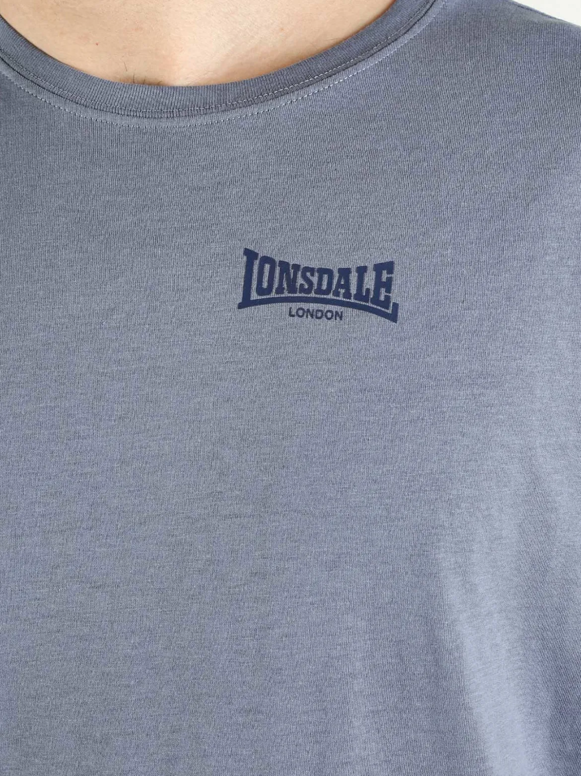 Lonsdale T-shirt da uomo in cotone con logo