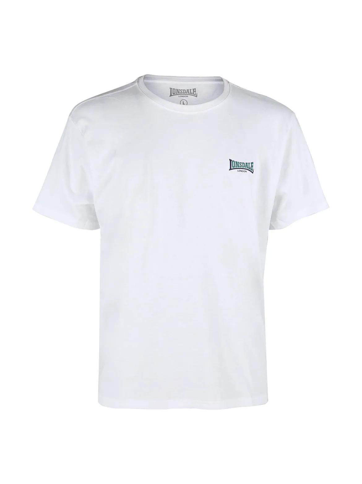 Lonsdale T-shirt girocollo da uomo in cotone con logo