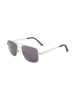 Looks Style Occhiali da sole aviatore da uomo - argento