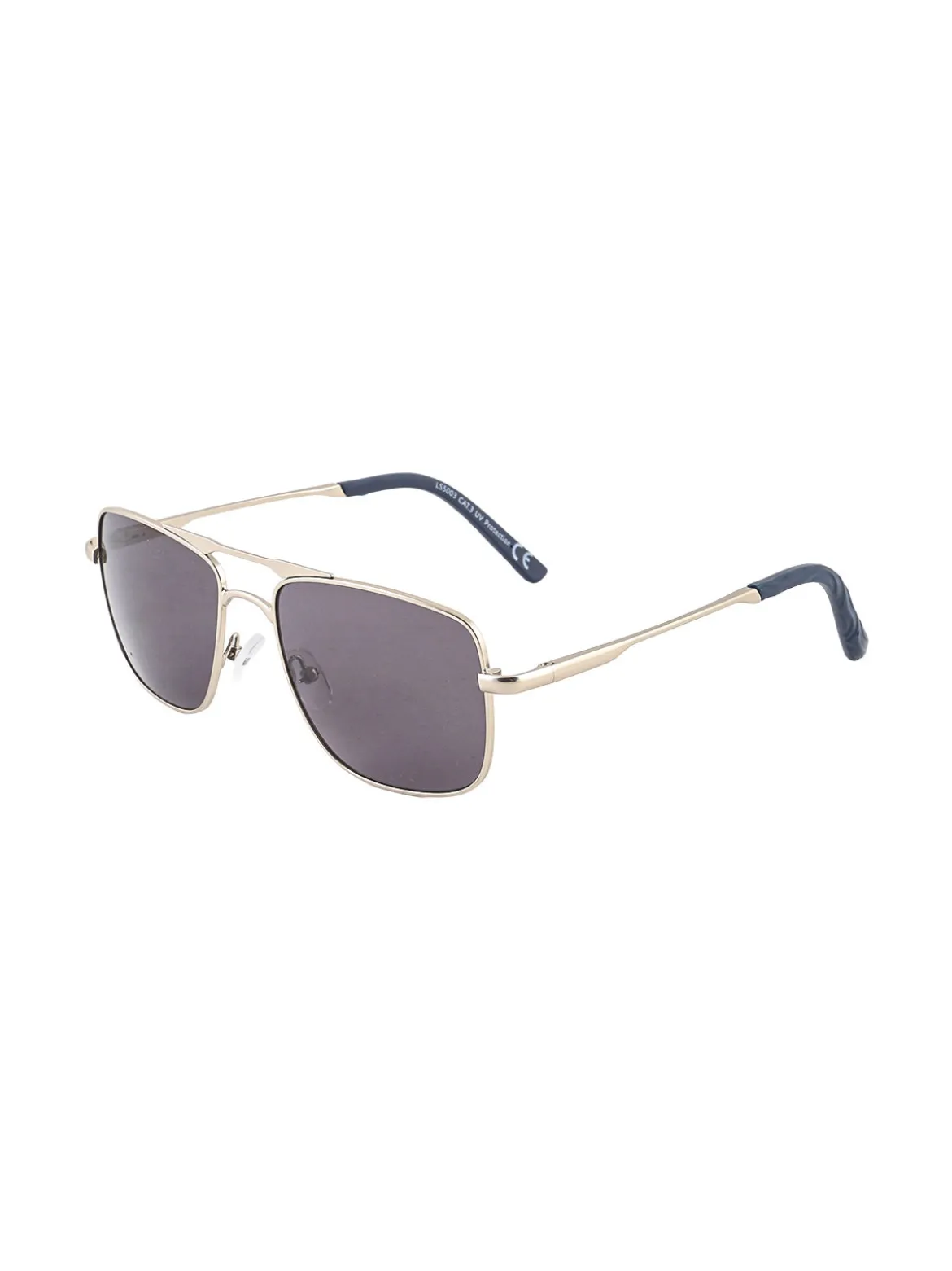 Looks Style Occhiali da sole aviatore da uomo - argento