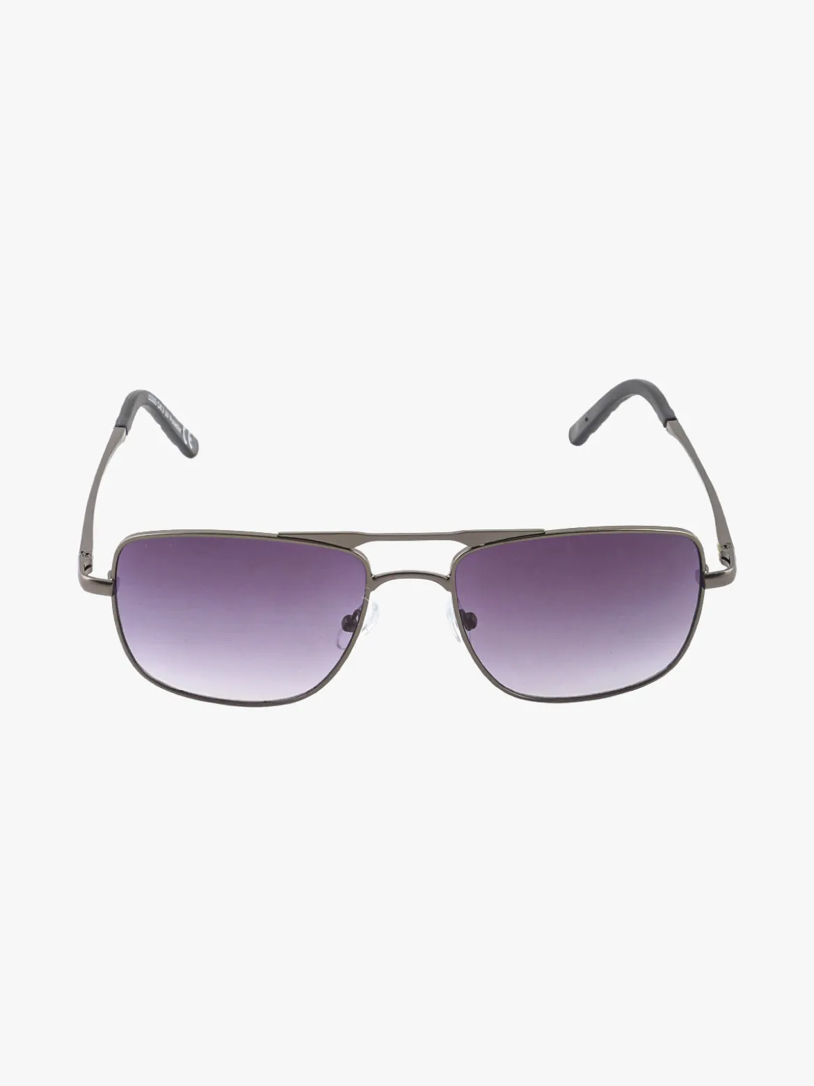 Looks Style Occhiali da sole aviatore da uomo - grigio scuro