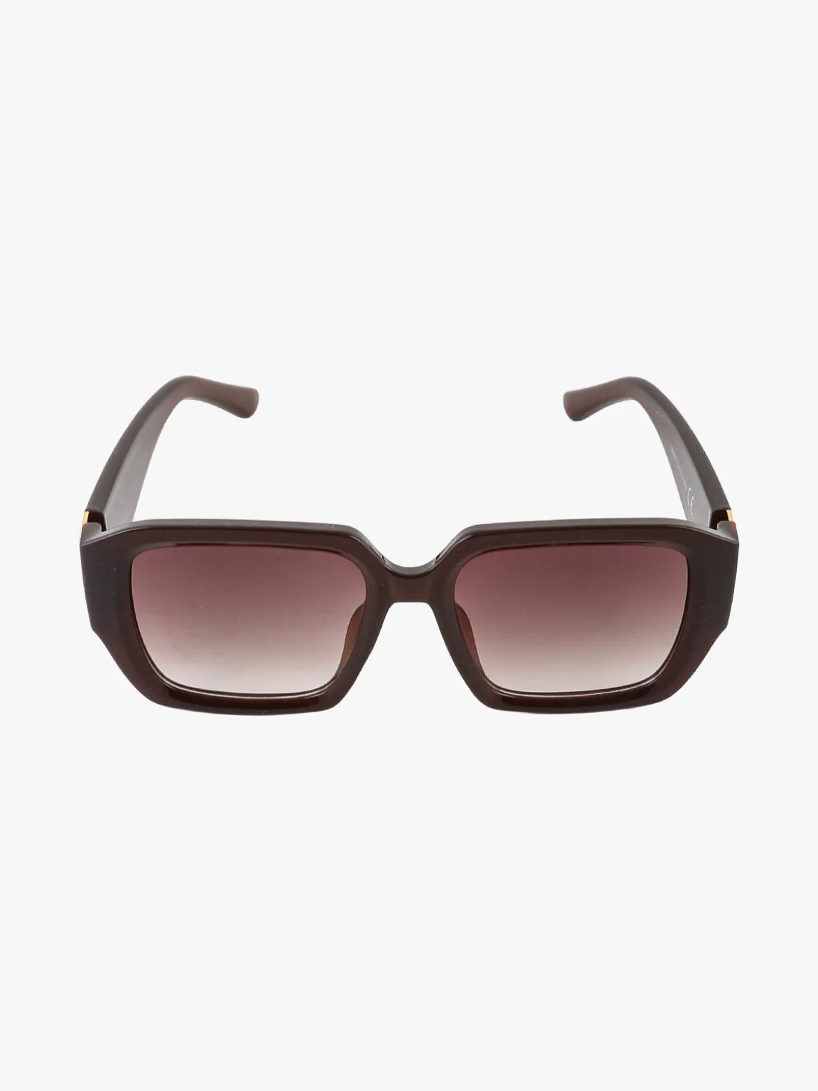Looks Style Occhiali da sole quadrati da donna - marrone