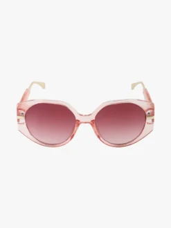 Looks Style Occhiali da sole squadrati da donna - rosa