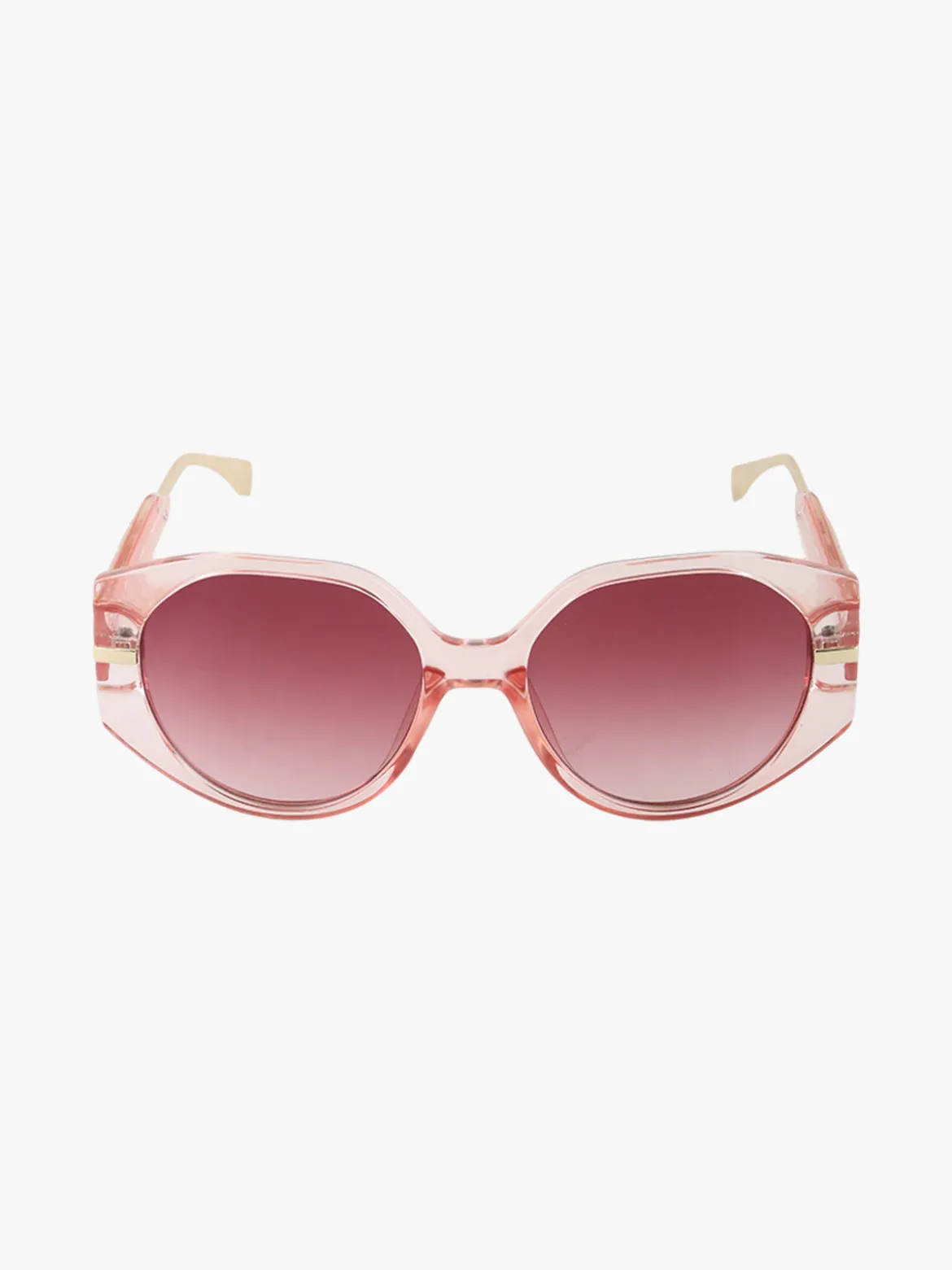 Looks Style Occhiali da sole squadrati da donna - rosa