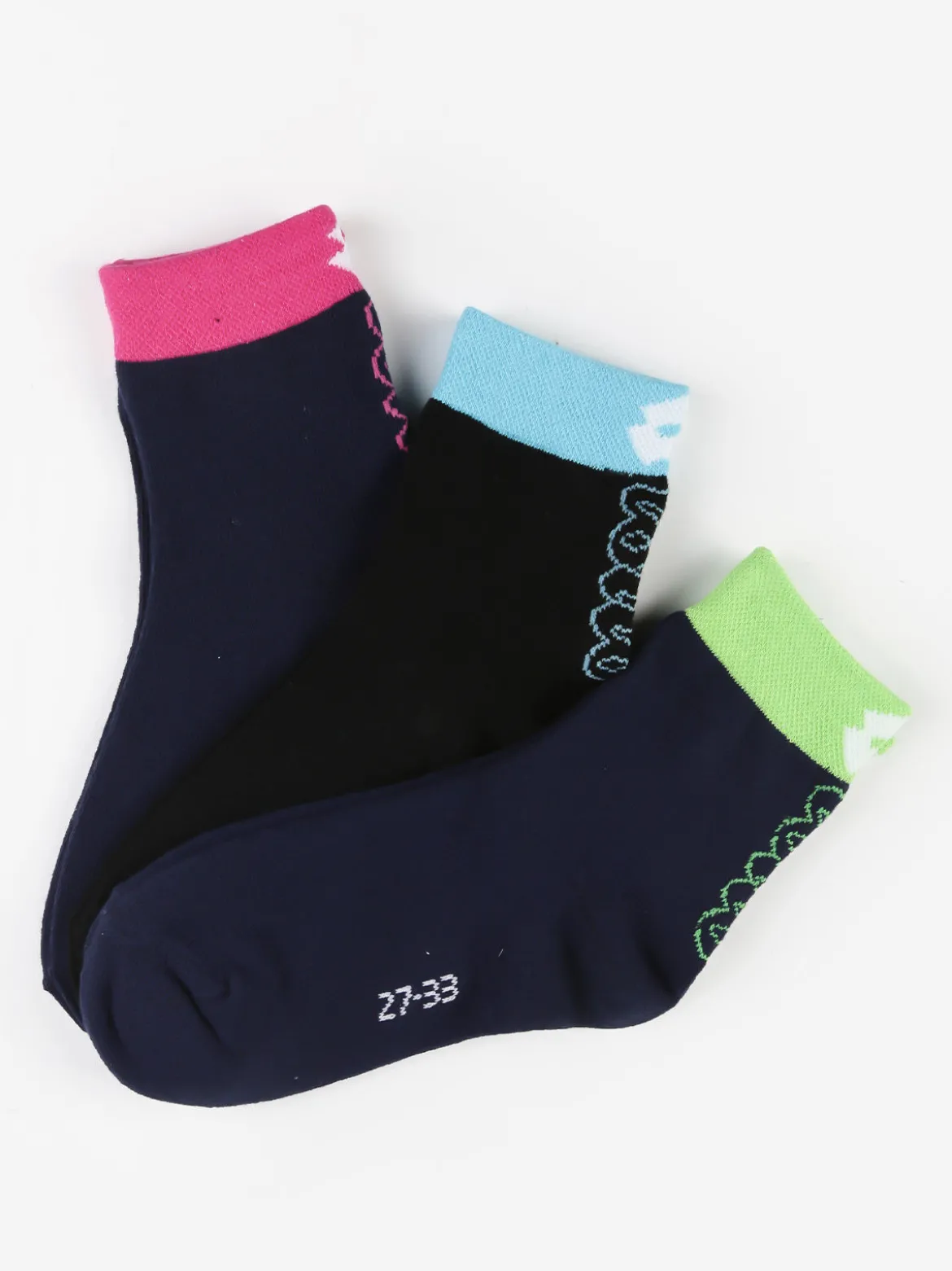 Lotto Calze midi da bambina 3 PAIA