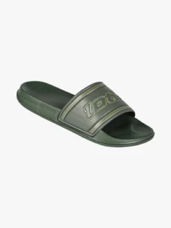 Lotto MIDAWAY IV SLIDE Ciabatte da uomo in gomma - militare