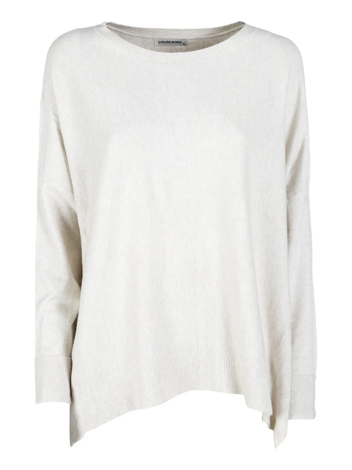Louise Doro Pullover in maglia donna oversize - panna