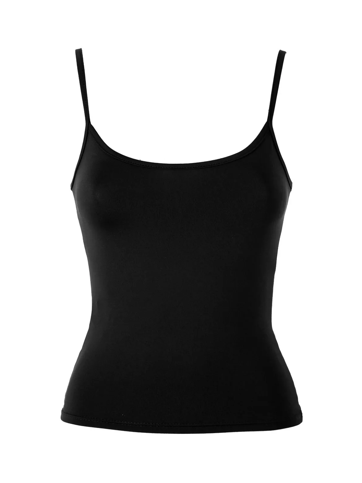 Lovery Top donna con spalline strette - nero