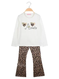 Luisa Chic Completo animalier 2 pezzi da bambina
