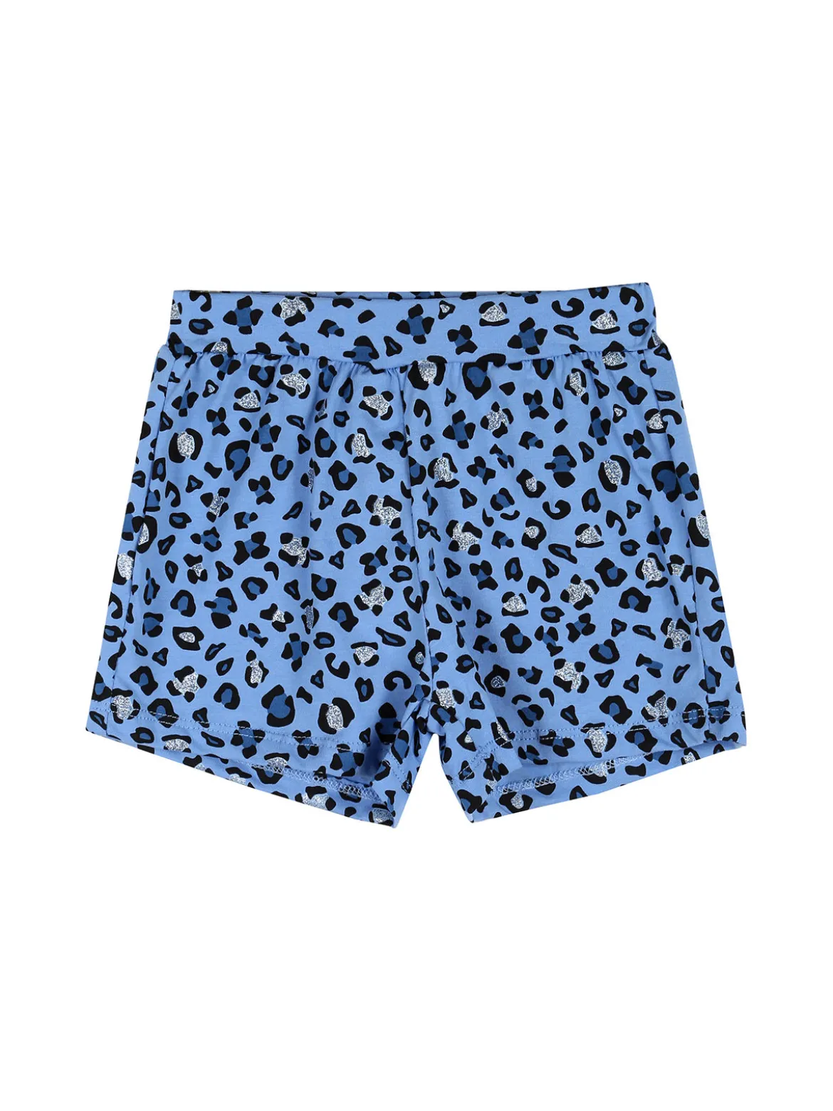 Luisa Chic Completo corto da neonata con t-shirt e shorts animalier