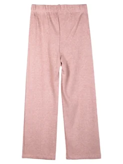 Luisa Chic Pantaloni da bambina in maglia - rosa
