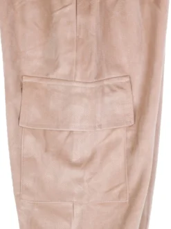 Luisa Chic Pantaloni da bambina in velluto con tasconi laterali