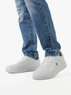 Lumberjack FINSTER Sneakes da uomo stringate - bianco