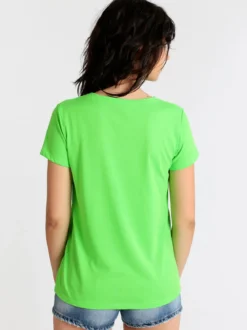 Lumina T-shirt donna con stampa e glitter