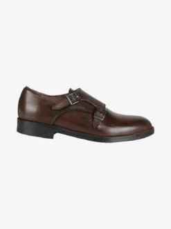 Made In Italy Mocassini in pelle uomo con fibbie