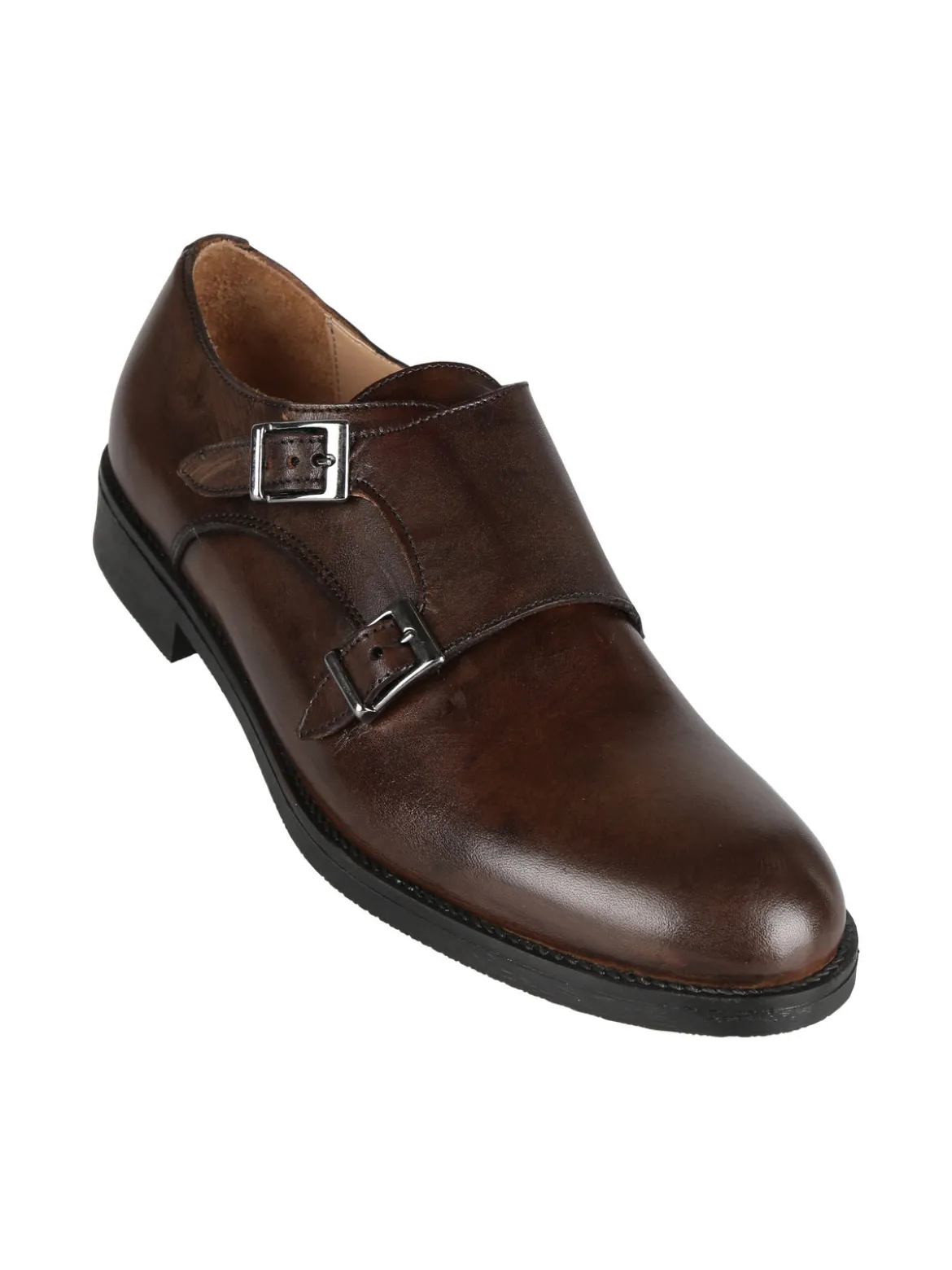 Made In Italy Mocassini in pelle uomo con fibbie