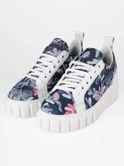 Made In Italy Stella Sneakers donna ricamate con platform