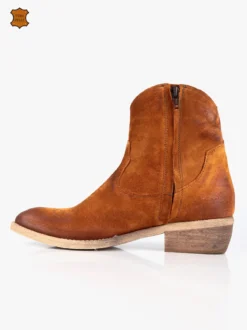 Made In Italy Stivaletti in pelle scamosciata texani