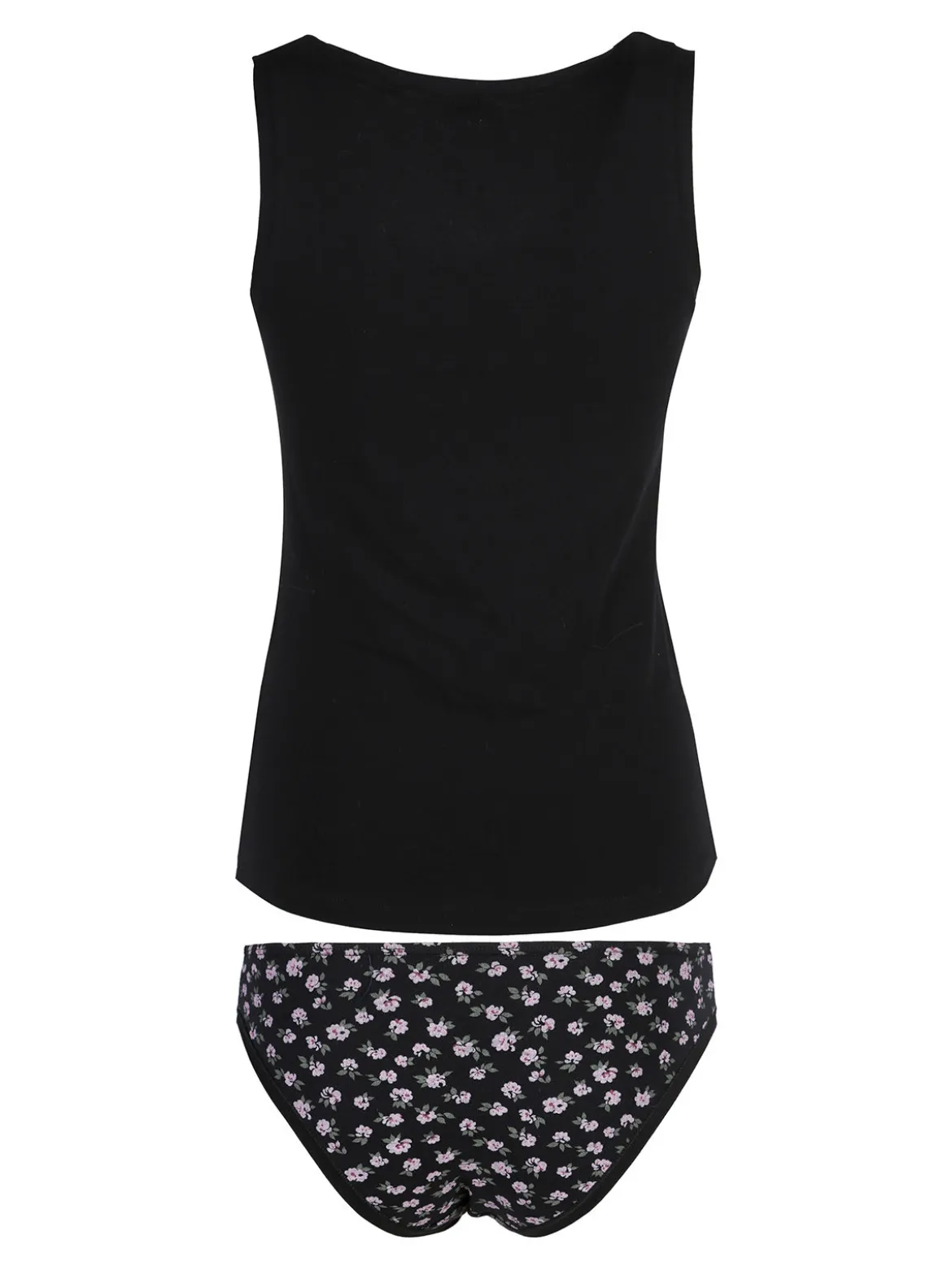 Magic Dream Coordinato donna intimo con top e slip - nero
