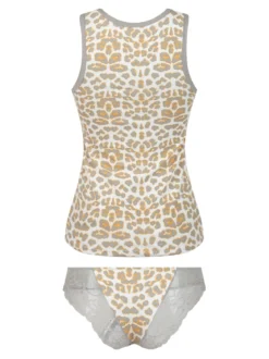 Magic Dream Coordinato intimo donna animalier top+slip