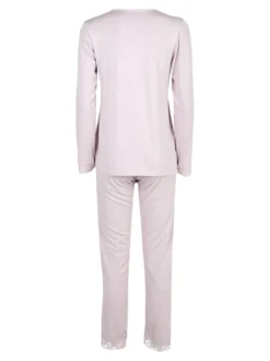 Magic Dream Pigiama lungo da donna con scollo a V in pizzo