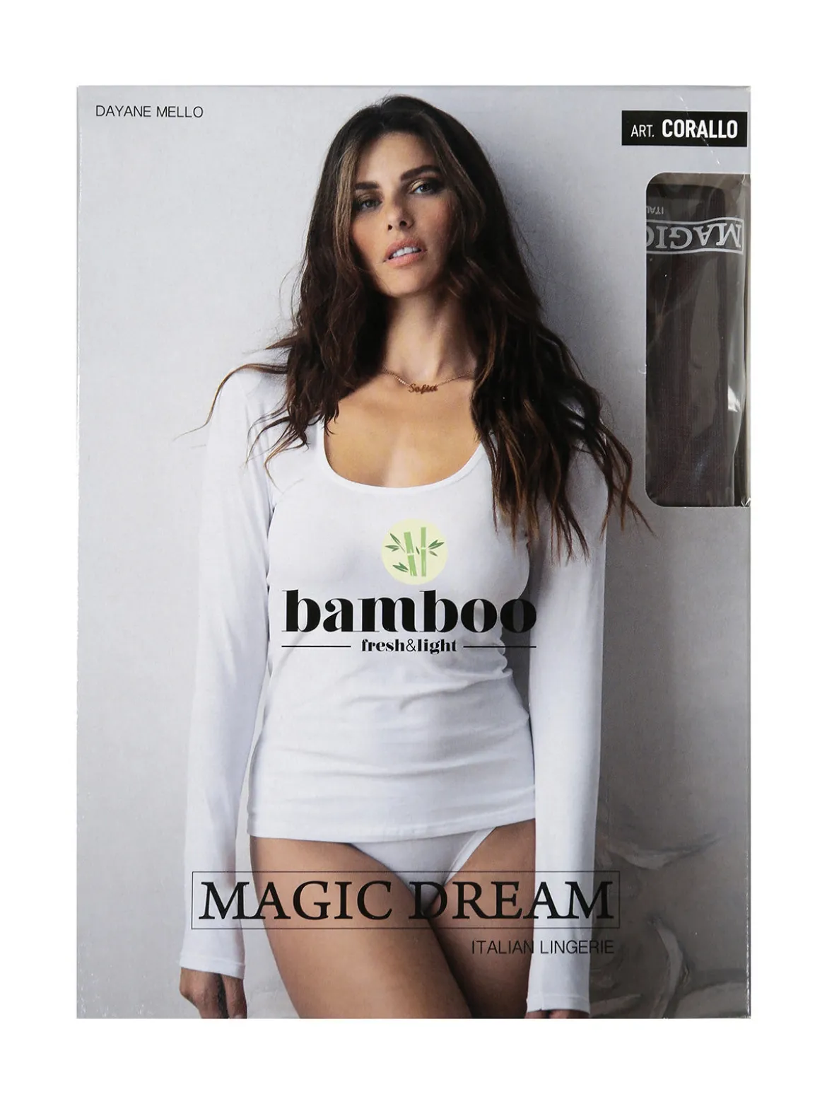 Magic Dream T-shirt donna a maniche lunghe - moro