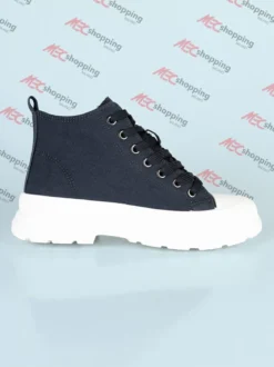 Maira Sneakers alte in tela con platform