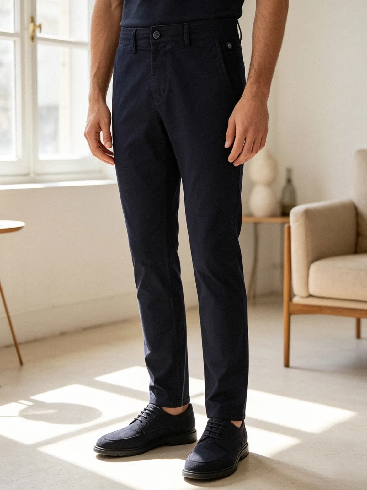 M.Angel Pantaloni casual da uomo slim fi